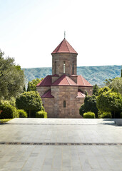 Georgia in the city of Tbilisi church.  Tbilisi is the capital and the largest city of Georgia, lying on the banks of the Kura River.