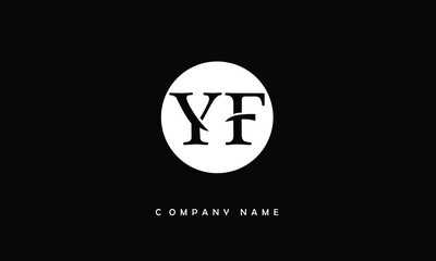YF, FY, Y, F Abstract Letters Logo Monogram