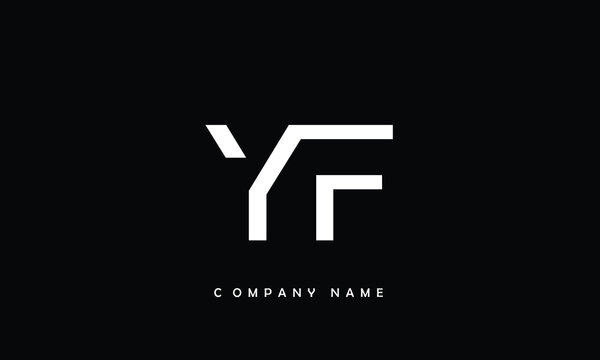 YF, FY, Y, F Abstract Letters Logo Monogram