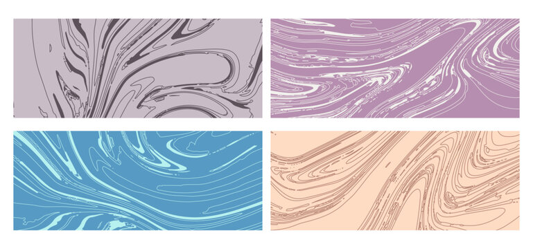 Visual image of marble, cracks, waves. A template for textures, prints, wallpapers, packaging and creative ideas