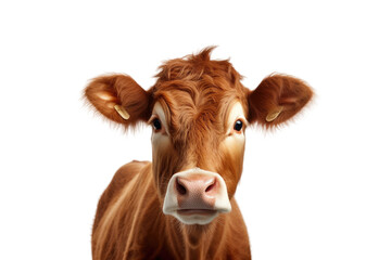 A Cow Isolated On Transparent Background