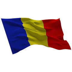 Romania country flag png transparent