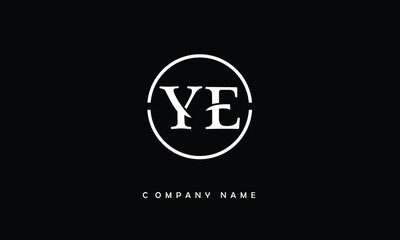 YE, EY, Y, E Abstract Letters Logo Monogram