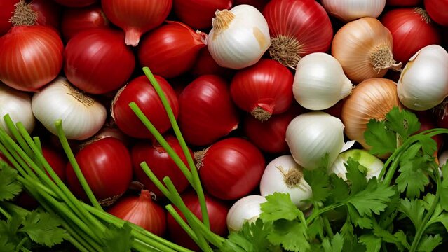 onion background collection of healthy food fruit and vegetables, natural background of fresh onion representing concept of organic vegetables , healthy eating, fresh ingredient 