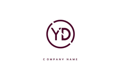 YD, DY, Y, D Abstract Letters Logo Monogram