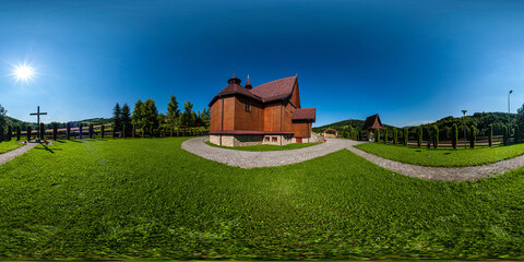 Kościół św. Jakuba Apostoła w Rozdzielu, panorama 360 © Maciej G. Szling