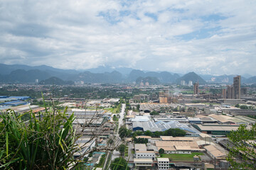 view over the city of ipoh