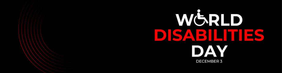 International Day of Persons with Disabilities (IDPD) is celebrated every year on 3 December. suit for website, landing page, poster, banner, brochure, corporate, cover, flyer. Vector illustration