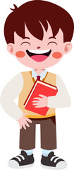Happy cute children back to school
