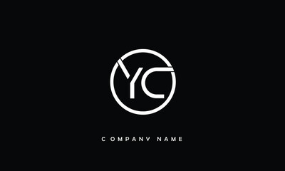 YC, CY, Y, C Abstract Letters Logo Monogram
