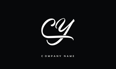 YC, CY, Y, C Abstract Letters Logo Monogram