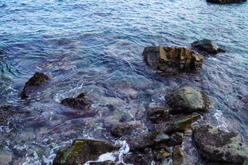 The Color and Rock of Jeongdongjin Sea