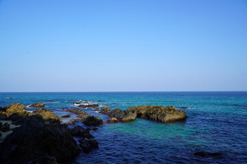 The Color and Rock of Jeongdongjin Sea