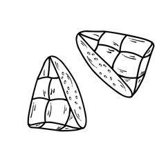 Ramadan Mubarak ketupat lebaran 