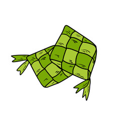 Ramadan Mubarak ketupat lebaran 