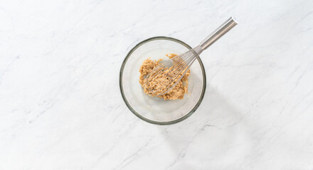 Gingerbread bundt cake with caramel filling