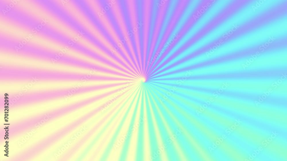 Aufkleber Moving circular gradient. Seamless loop footage.