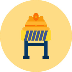 Obraz premium Roadblock Icon