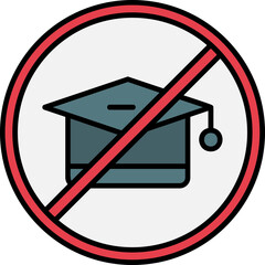 No Education Icon