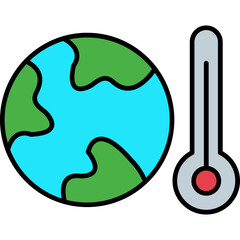 Global Warming Icon