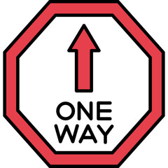 One Way Icon