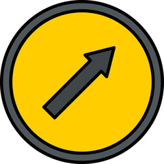 keep Right Icon