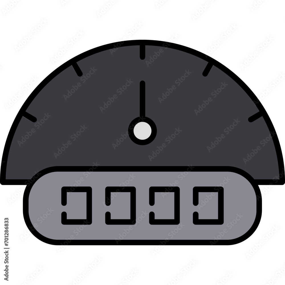 Poster Tachometer Icon