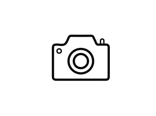 Photo camera vector icon