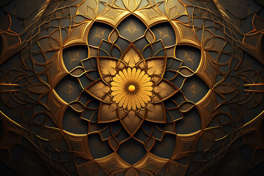 golden spiral staircase