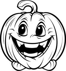 Halloween pumpkin vector image