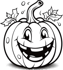 Halloween pumpkin vector image