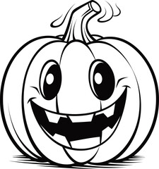 Halloween pumpkin vector image