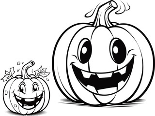 Halloween pumpkin vector image