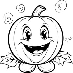 Halloween pumpkin vector image