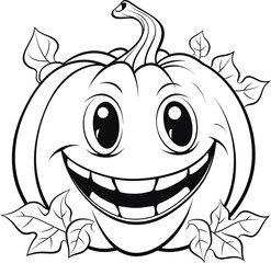 Halloween pumpkin vector image