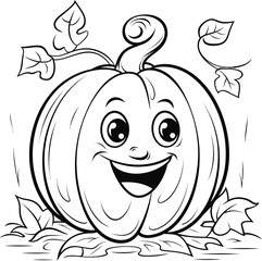 Halloween pumpkin vector image
