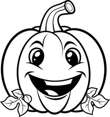 Halloween pumpkin vector image