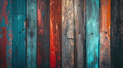 A multicolored wood texture