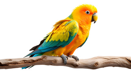 Obraz premium Vibrant Australian Parrot Image, Transparent Exotic Bird, PNG Format, No Background, Isolated Colorful Parakeet, Tropical Avian Beauty