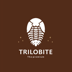 animal trilobite natural logo vector icon silhouette retro hipster  © Artoniumw