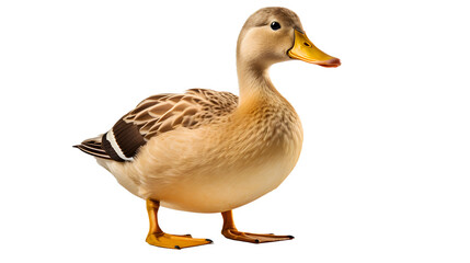 Duck Image, Transparent Waterfowl, PNG Format, No Background, Isolated Quacking Bird, Wetland Wildlife