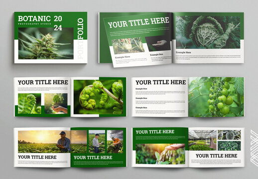 Botanic Portfolio Layout Landscape