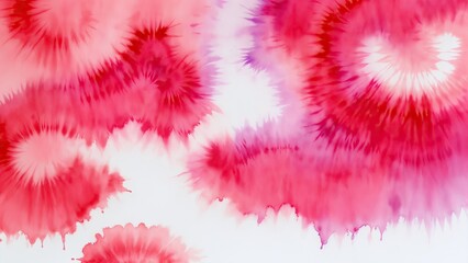 Red Tie Dye Colorful Watercolor background