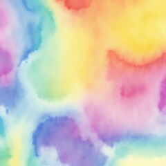 Rainbow Tie Dye Colorful Watercolor background