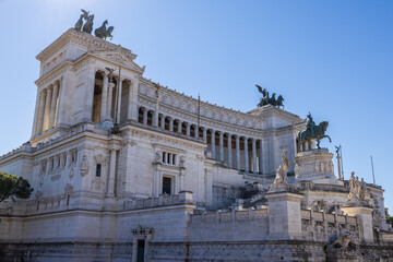 Victor Emmanuel II National Monument in Rome, Italy