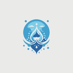 Water Logo Design EPS format Very Cool