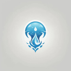 Water Logo Design EPS format Very Cool