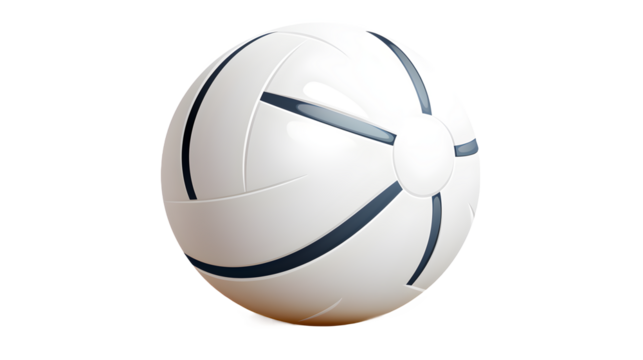 Football Soccer Ball Image, Transparent Sports Equipment, PNG Format, No Background, Isolated Athletic Gear - Powered by Adobe