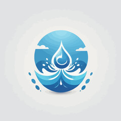 Water Logo Design EPS format Very Cool