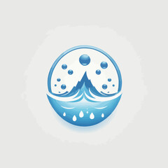 Water Logo Design EPS format Very Cool